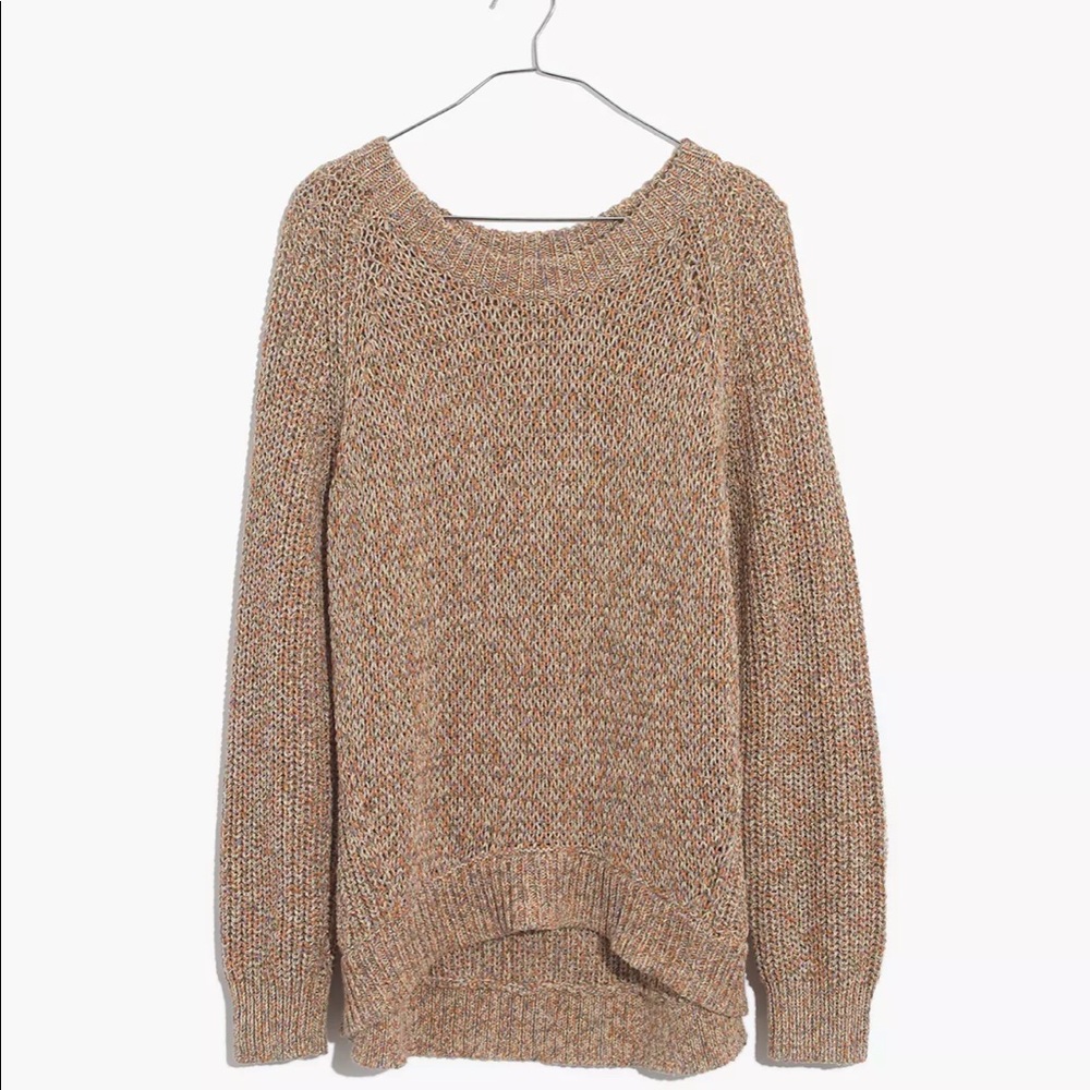 Madewell Marled Beverly Pullover Sweater